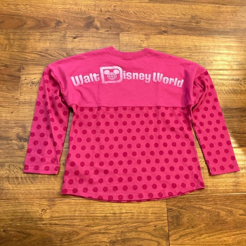 Disney World Spirit Minnie polka dot Jersey kids XL